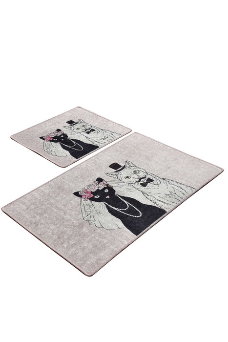 Mijölnir Juego de alfombras de baño Wedding Multicolor Mijölnir Juego de alfombras de baño Wedding Multicolor